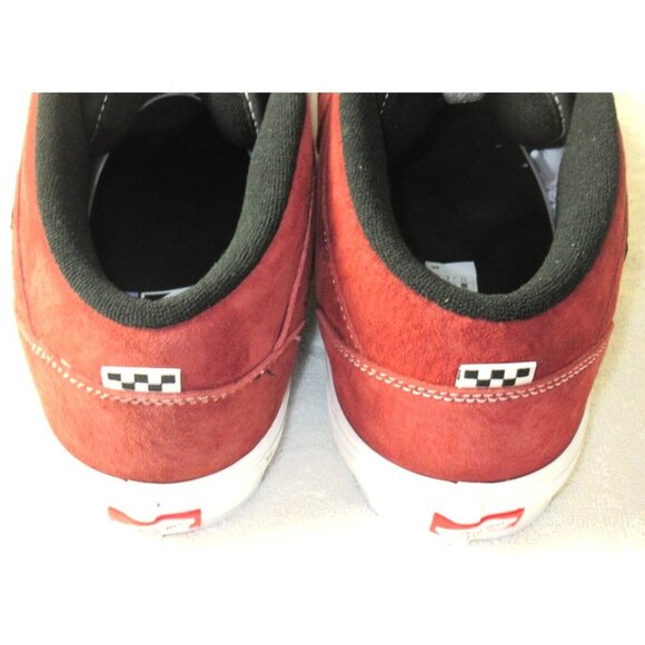 Vans Men's Skate Half Cab Pig Suede Brick Orange shoes Classic Size 12-13 NIB - Picture 5 of 5